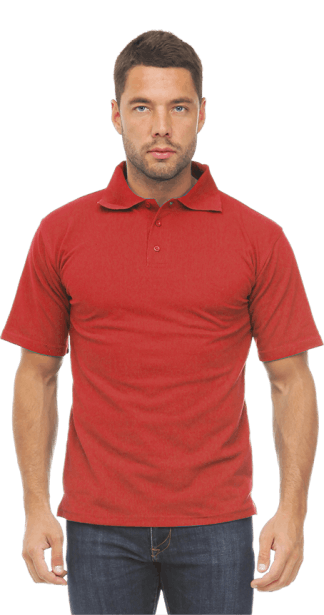 Рубашка ПОЛО "Stark Cotton", красная Бел 543.06