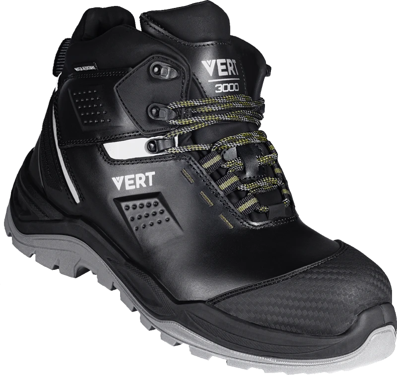 Ботинки VERT (VERT 3003) с КП и КС шерст.мех, кожаные ПУ/ТПУ