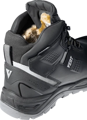 Ботинки VERT (VERT 3002) с КП и КС нат.мех, кожаные ПУ/ТПУ