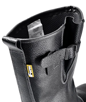 Сапоги TURBO с КП, хромовые ПУ/нитрил (Сап. 085)