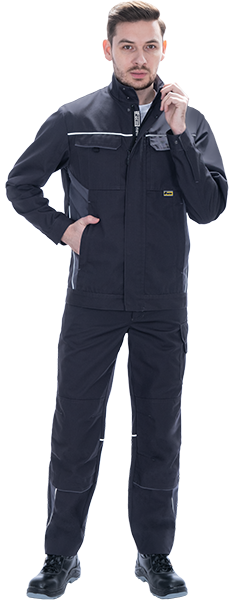 Брюки мужские GT от механических воздействий и ОПЗ, т.серый-серый