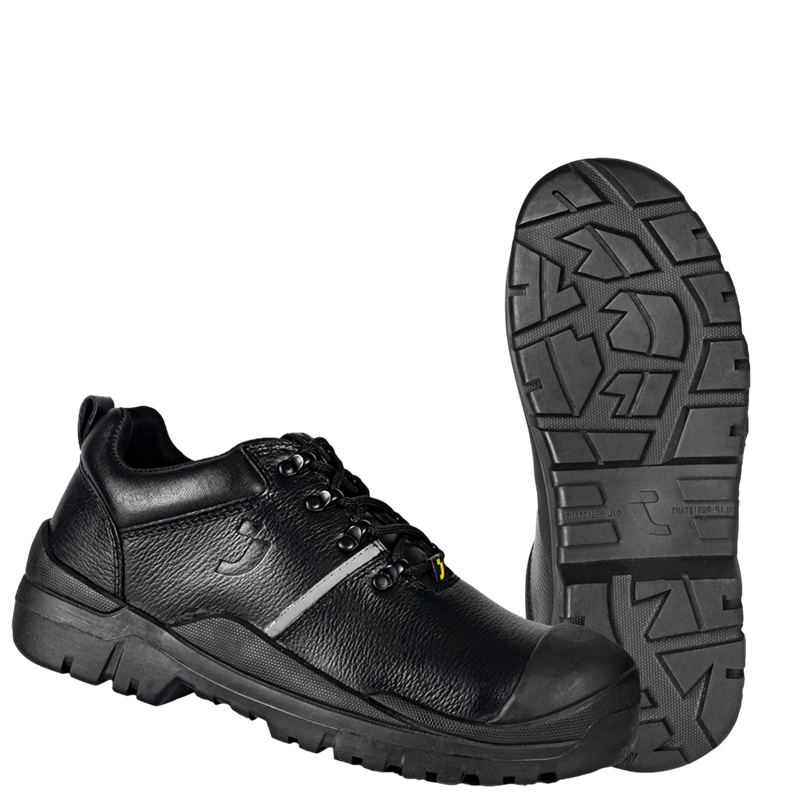 Полуботинки HEKLA S3 LOW (ХЕКЛА) с МП и МС, кожаные Нитрил