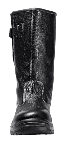 Сапоги TURBO с КП шерст. мех, хромовые ПУ/нитрил ( Сап. 083 )