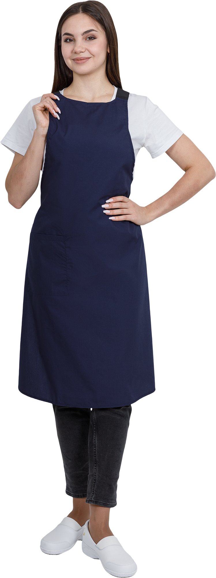 Фартук ЕВРО, т/синий