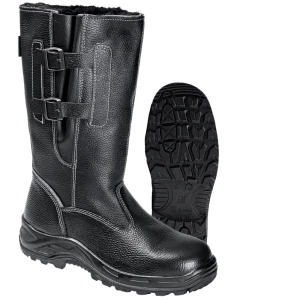 Сапоги TURBO высокие с КП и КС нат. мех, хромовые, ПУ/нитрил (м.60КПКСН)