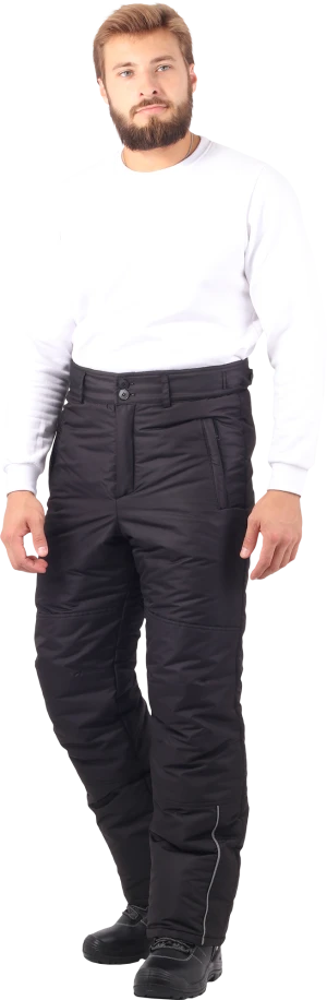 Брюки СКАНДИНАВИЯ зимние, чёрные Брю 306