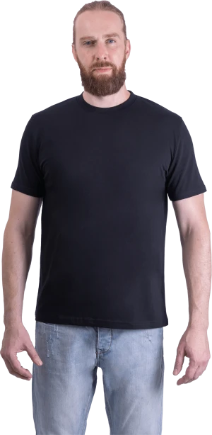 Футболка короткий рукав 160 г/м2, черная Бел 006.11